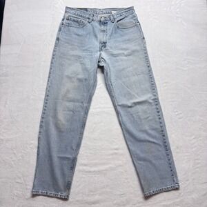 Levi's 550 Relaxed Fit Light Wash Denim Jeans Mens‎ W34 L32